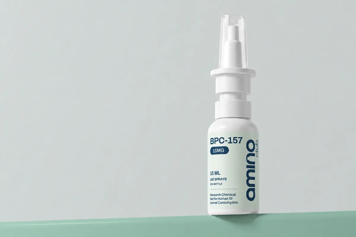 Research use only: BPC-157 Nasal Spray 15mg vial, Amino Club peptides