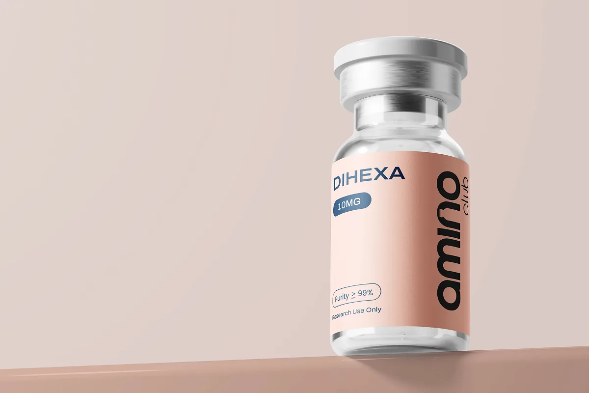 Worldwide peptide shipping: Dihexa 10mg vial, Amino Club peptides