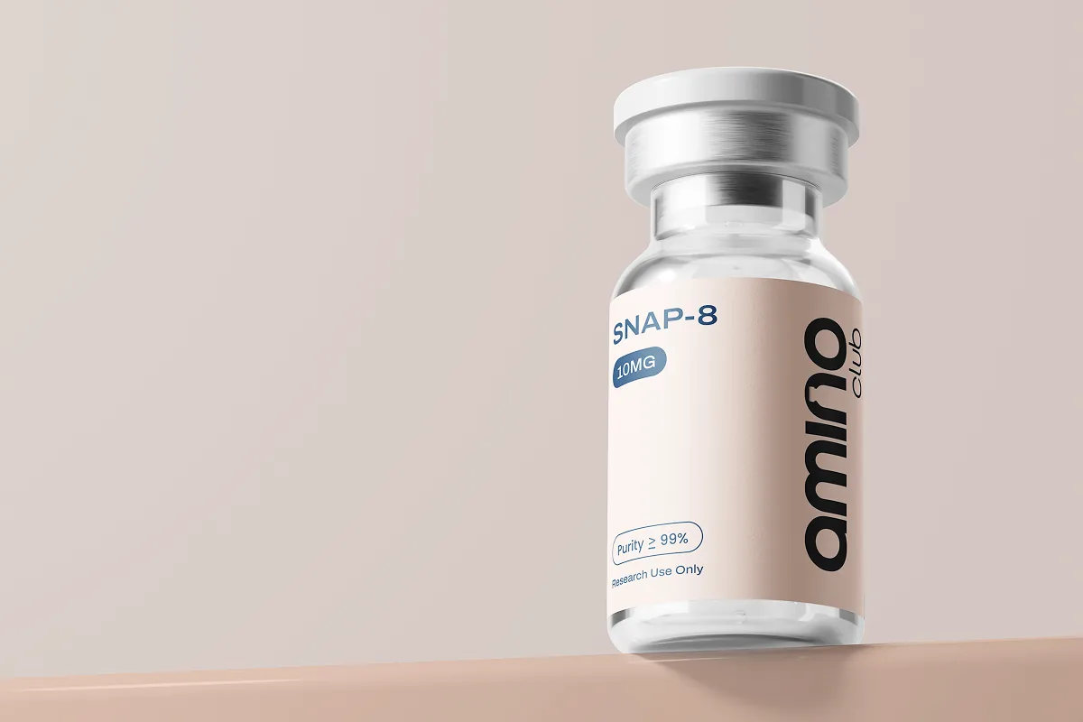 Bulk research peptides: SNAP-8 10mg vial, Amino Club peptides